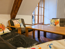 Wohnzimmer Ebene 1 mit Küche und Essecke