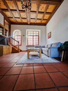 Wohnzimmer Ebene 0 mit Schlafcouch